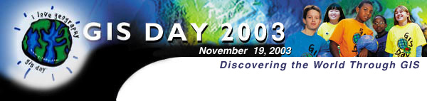 GIS Day 2003 banner